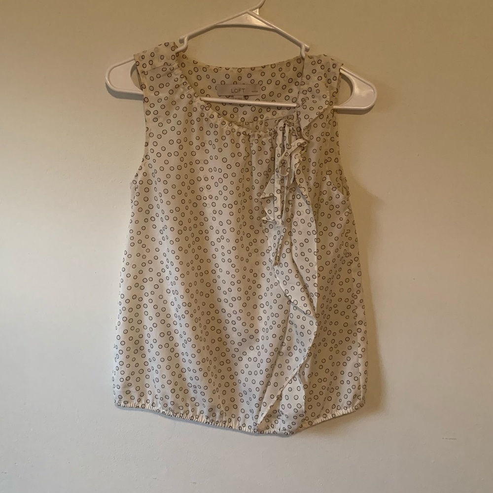 Cream blouse